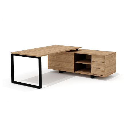 RD-180.1 + RD 35 R Стол руководителя правый Рио Директ швейцарский вяз