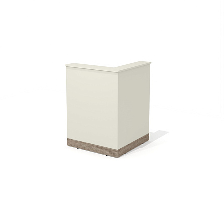 RR-90 Модуль стойки администратора 80x80x108 Rio Reception беж/дуб Верцаска N