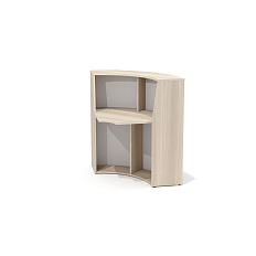 А-90 Модуль стойки администратора 90x90x120 Агат ясень Шимо N/светло-серый