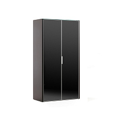 NEWLIB2/899 + LIBW/899 BLACK GLASS Шкаф для бумаг SIRIUS черный