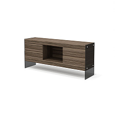 GS-5M Греденция Glass.Go лимба темная/стекло тонированное