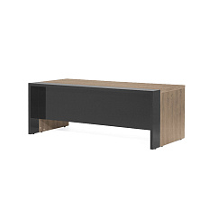 122 Стол для руководителя 200x90x75 LAVA гавана/серый глянец