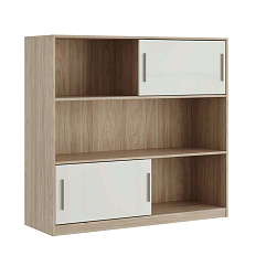 AST33951721 Стеллаж средний 135x45x125 ASTI вяз / белый