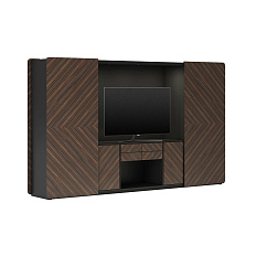 BJD-2706 Шкаф высокий 2700*600*2100 BUGATTI эбеновое дерево