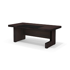 SD-200.1R Стол руководителя 200x100x75 Sydney вишня Ойра/антрацит