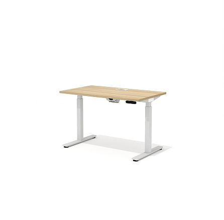 DD-70-4.1 + DD-1601-DD02 Прямой стол (подъёмный механизм) с люком Drive швейцарский вяз