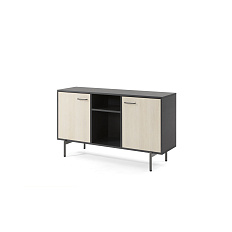 240T001 15/15/DY (7016) Греденция 141x40,1xh75,5 RING дуб светл/графит/антрац