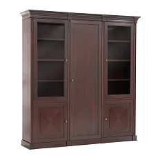 106 501.504.501/601.601.602 Шкаф комбинированный с гардеробом 221x50x234 DOGE орех танганьика