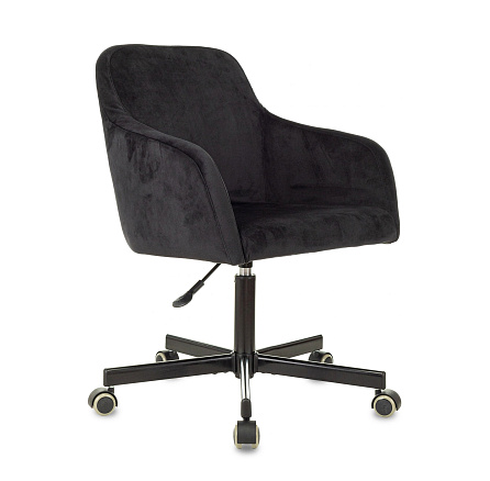 CH-380M Кресло ткань Italia Black черный, крестовина металл, ID 1396817 