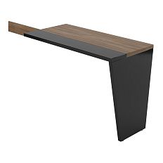 AST33971343 Приставной стол лев 120x60x75 ASTI дуб урбан/черный