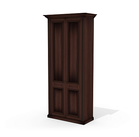 Dan-58 Гардероб 109,6x49x232,5 Dante орех бреннерский/орех темный