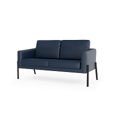 Харди-2 Диван 2-мест. 160х78х83 см Art-Vision 106 тёмно-синий