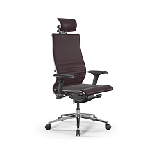 K-3 Samurai Кресло экокожа Infinity Easy Clean, обивка темно-коричневый 29.3.5.109